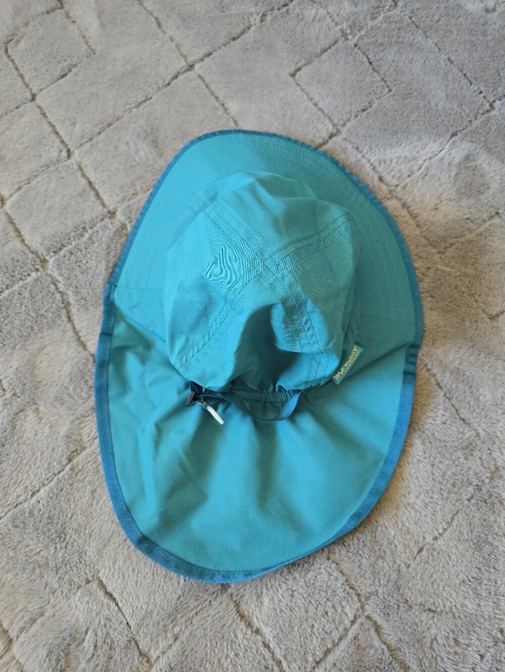 Sunday Afternoons Teal Blue Sun Hat with Wide Brim, Covers Back Of Neck
